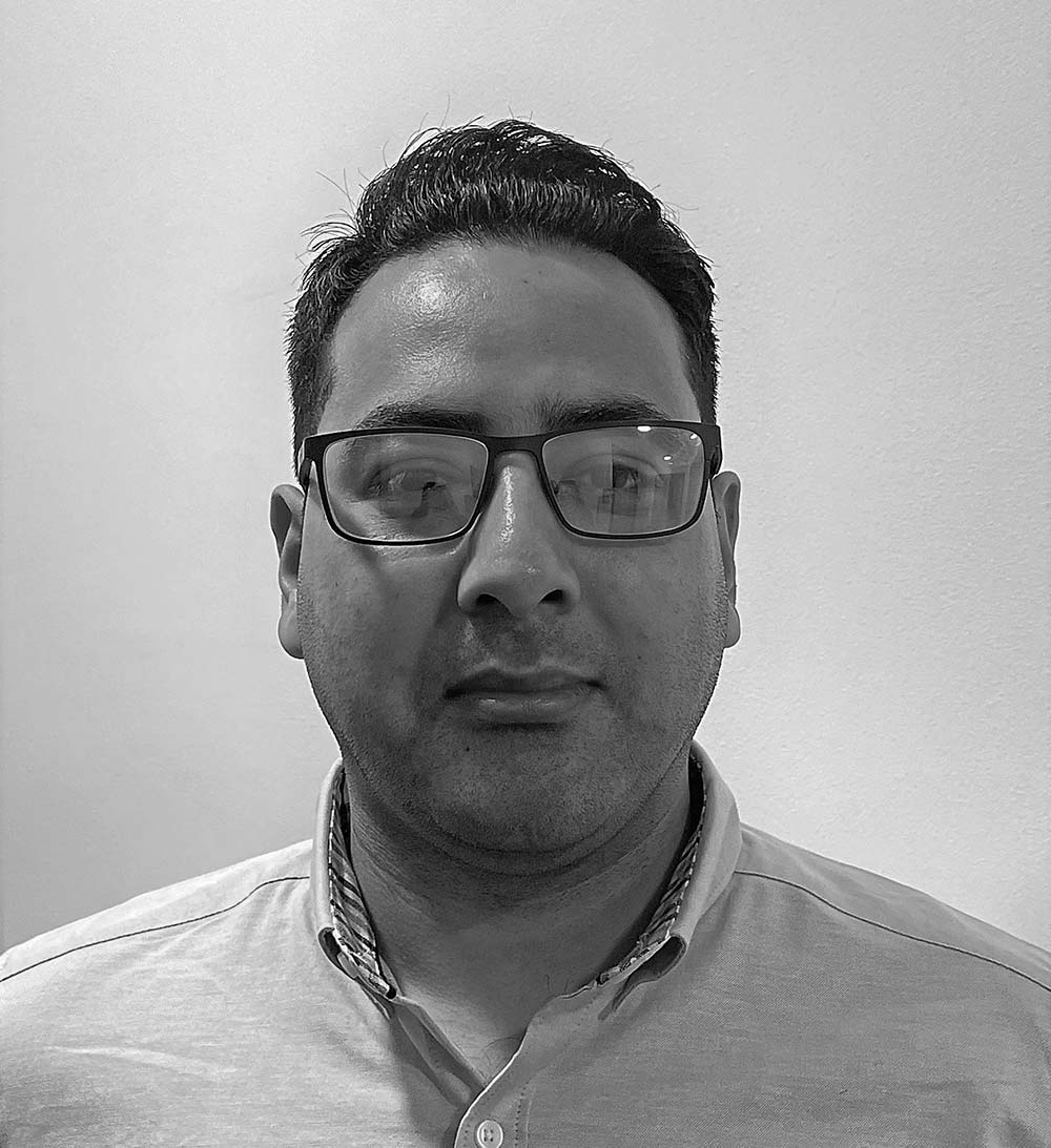 Muneeb in Black and White