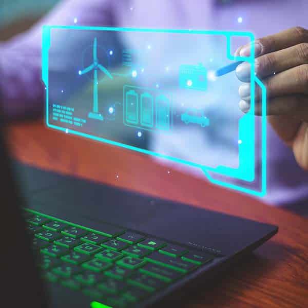 Digital energy illustrations