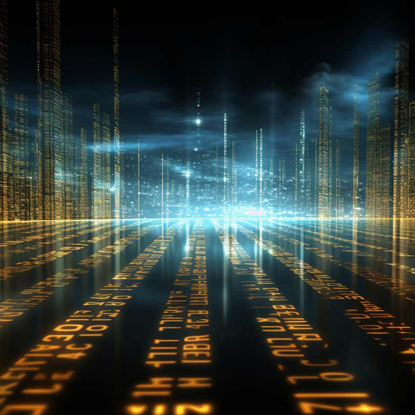 Computer code graphic